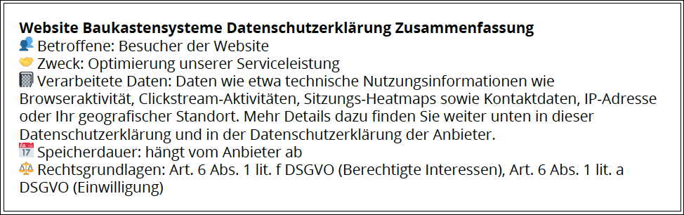 DSGVO Baukastensysteme_Zusammenfassung